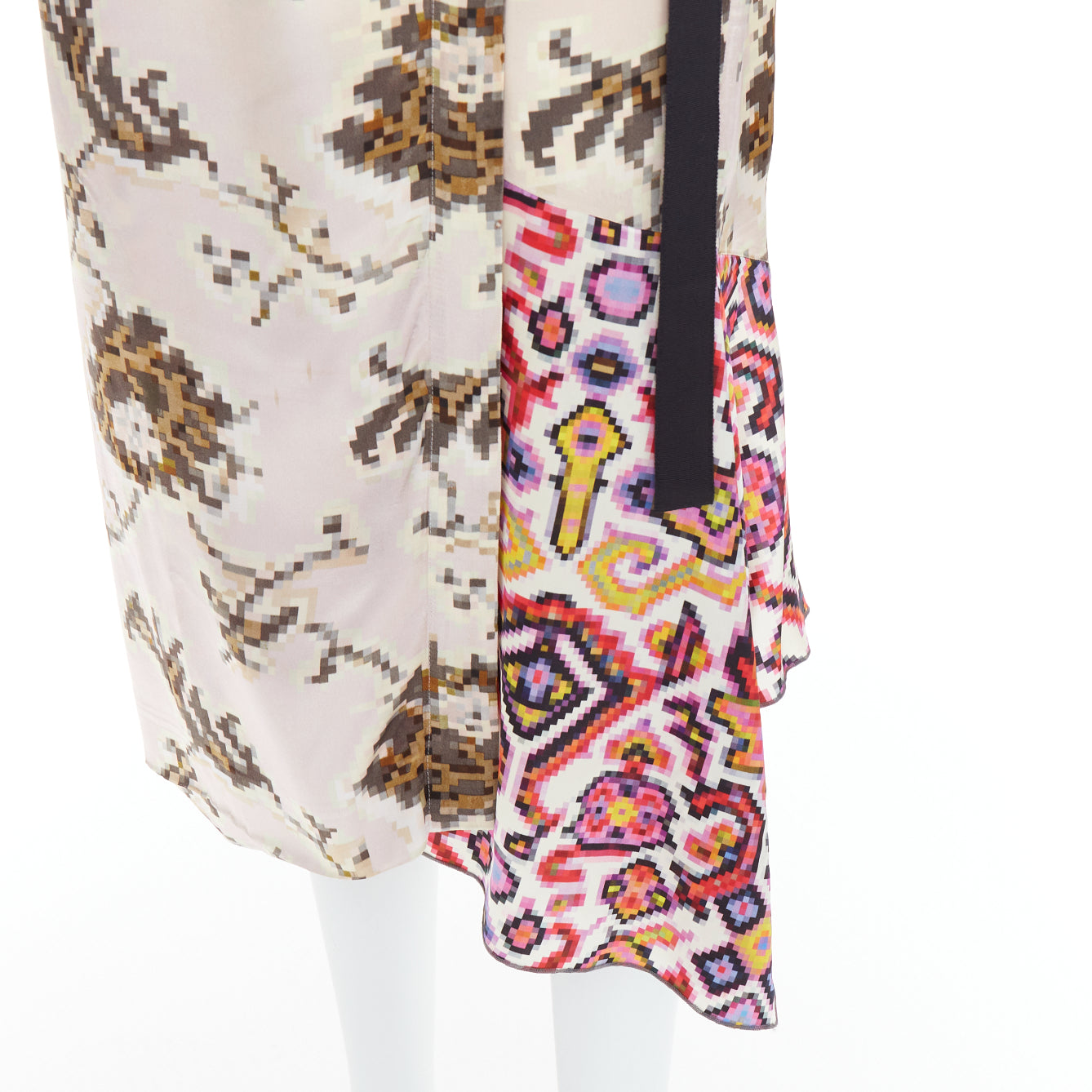 Dries Van Noten Pixel Satin Dress - Detail 2