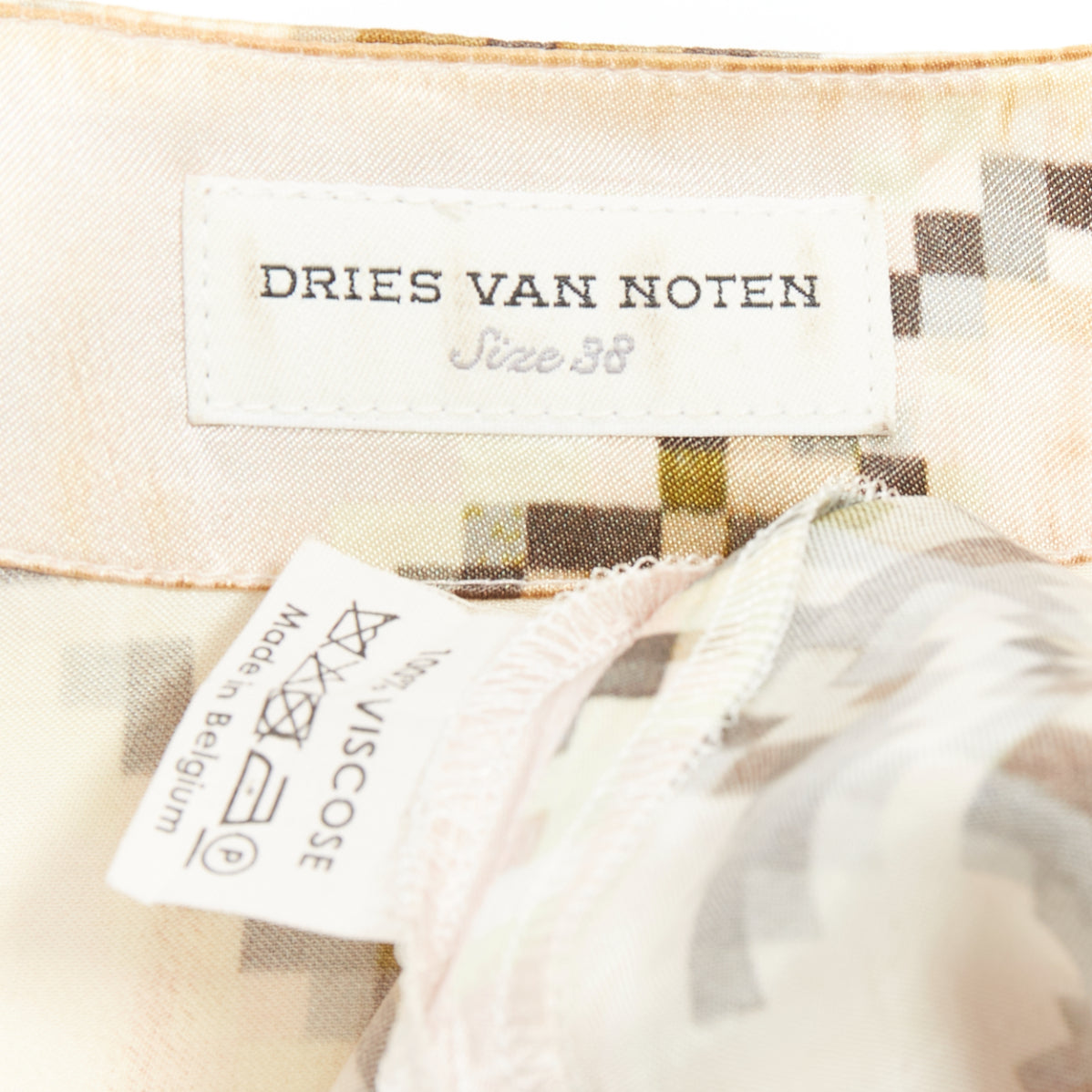 Dries Van Noten Pixel Satin Dress - Image 10