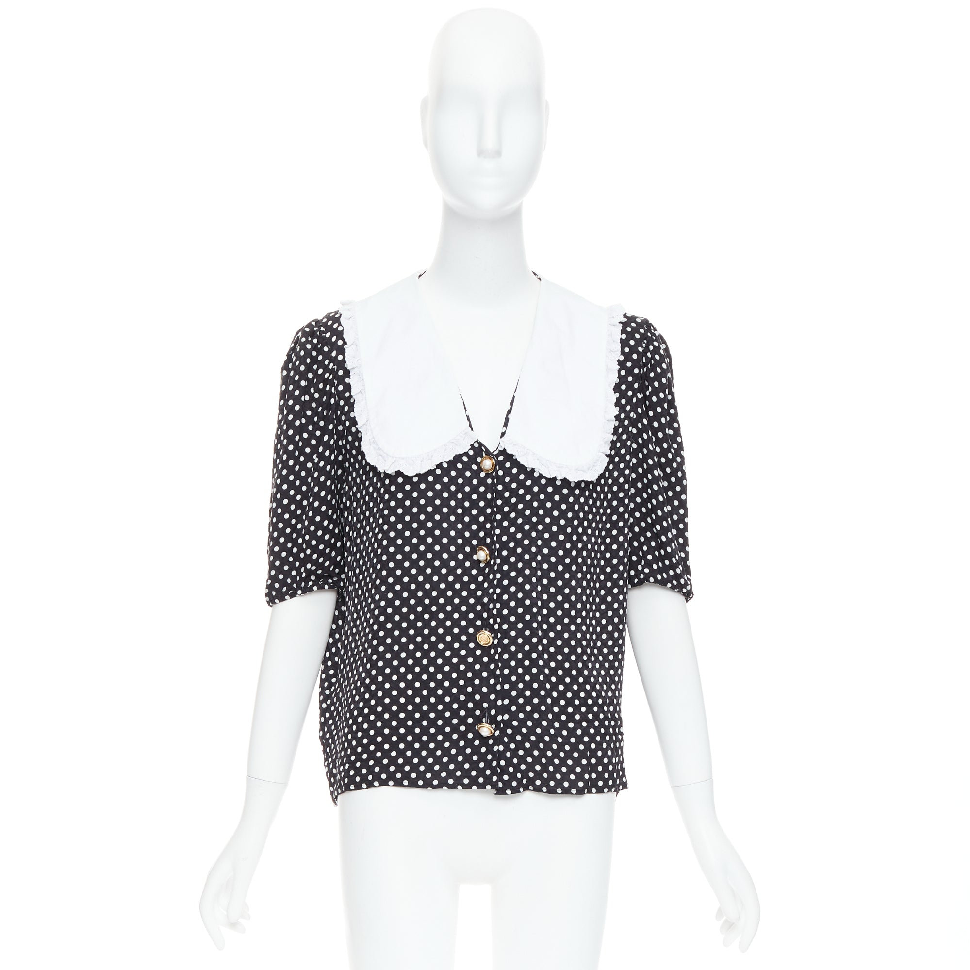 Miu Miu Polka Dot Blouse - Image 11