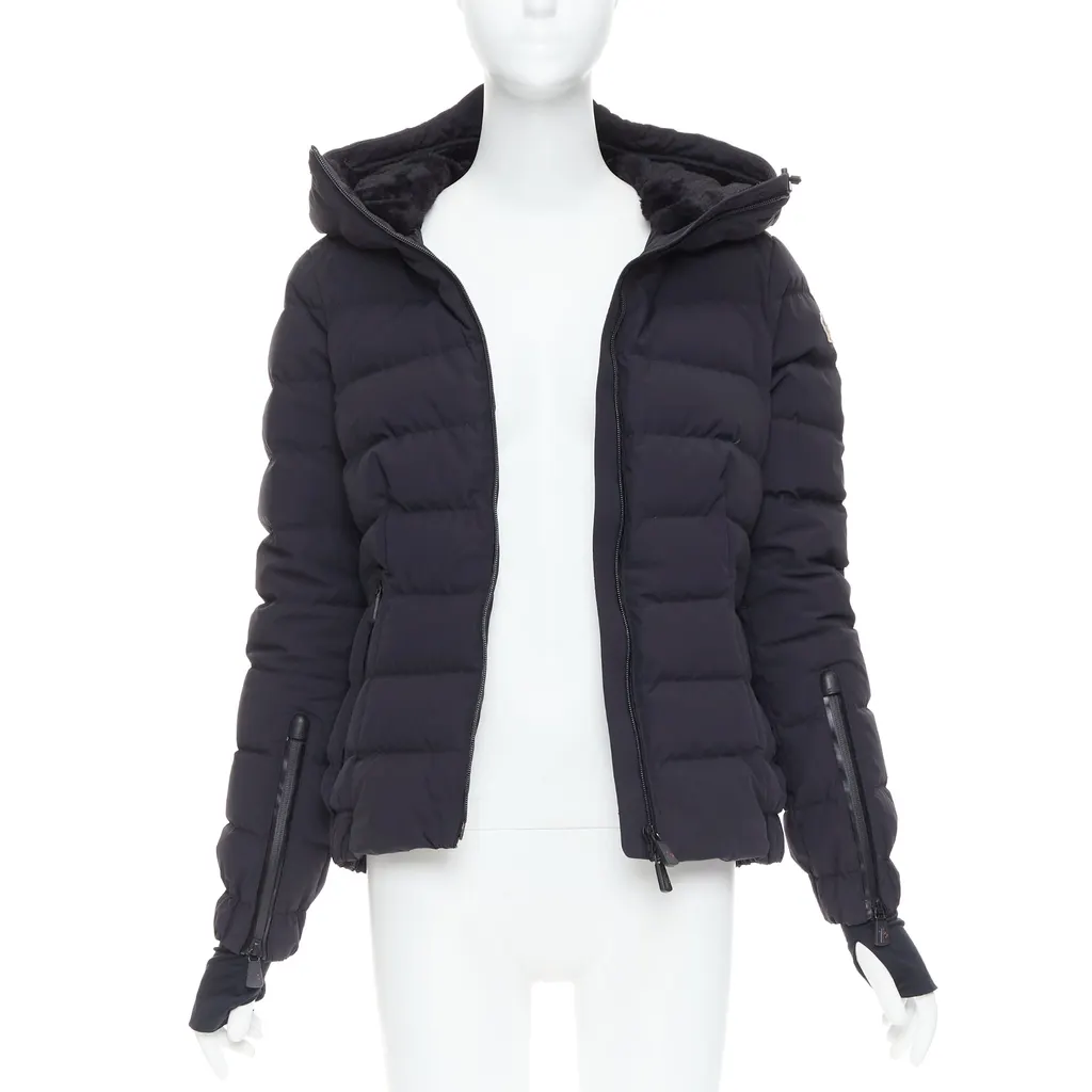 Moncler Chena Giubbotto Black Fair - Inside View