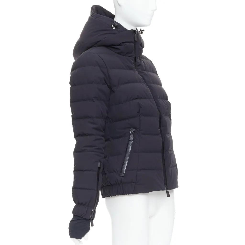 Moncler Chena Giubbotto Black Fair - Model View