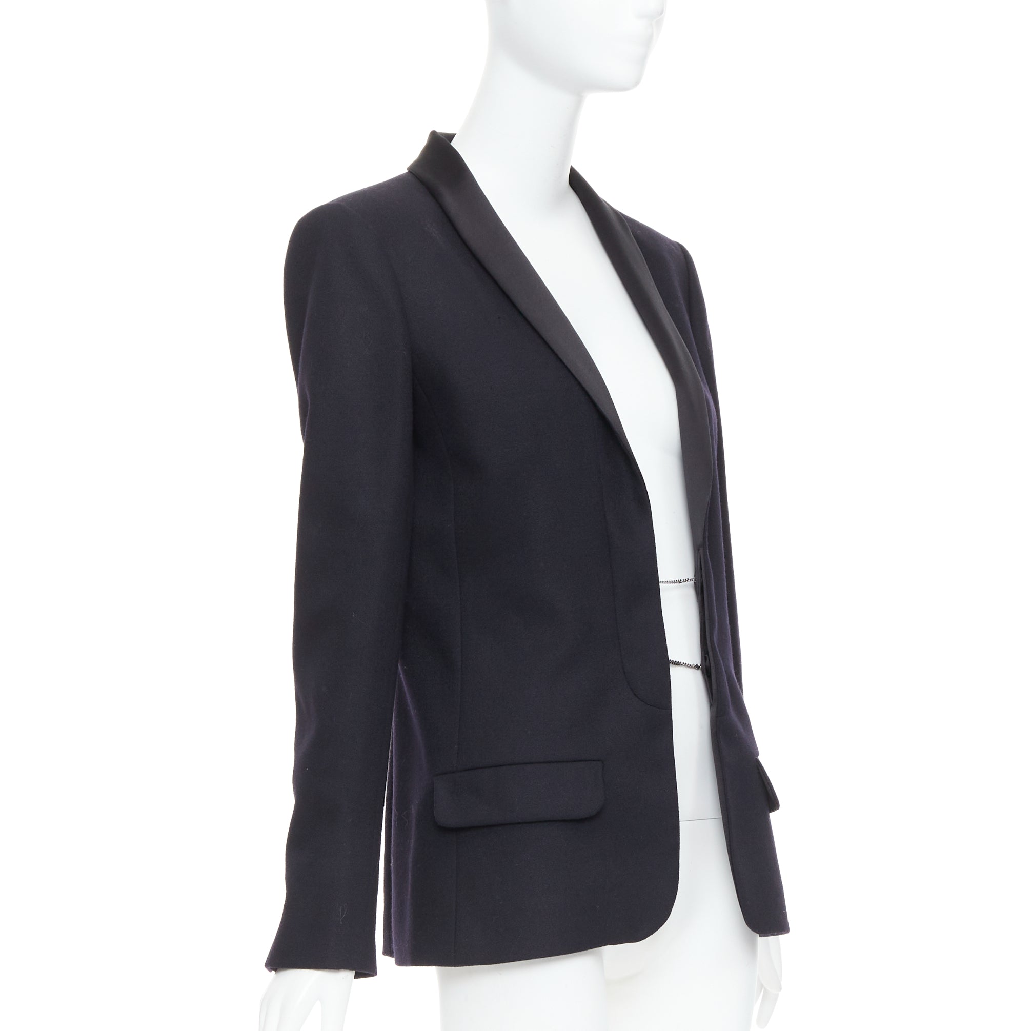 Chanel Wool Tuxedo Blazer - Image 6