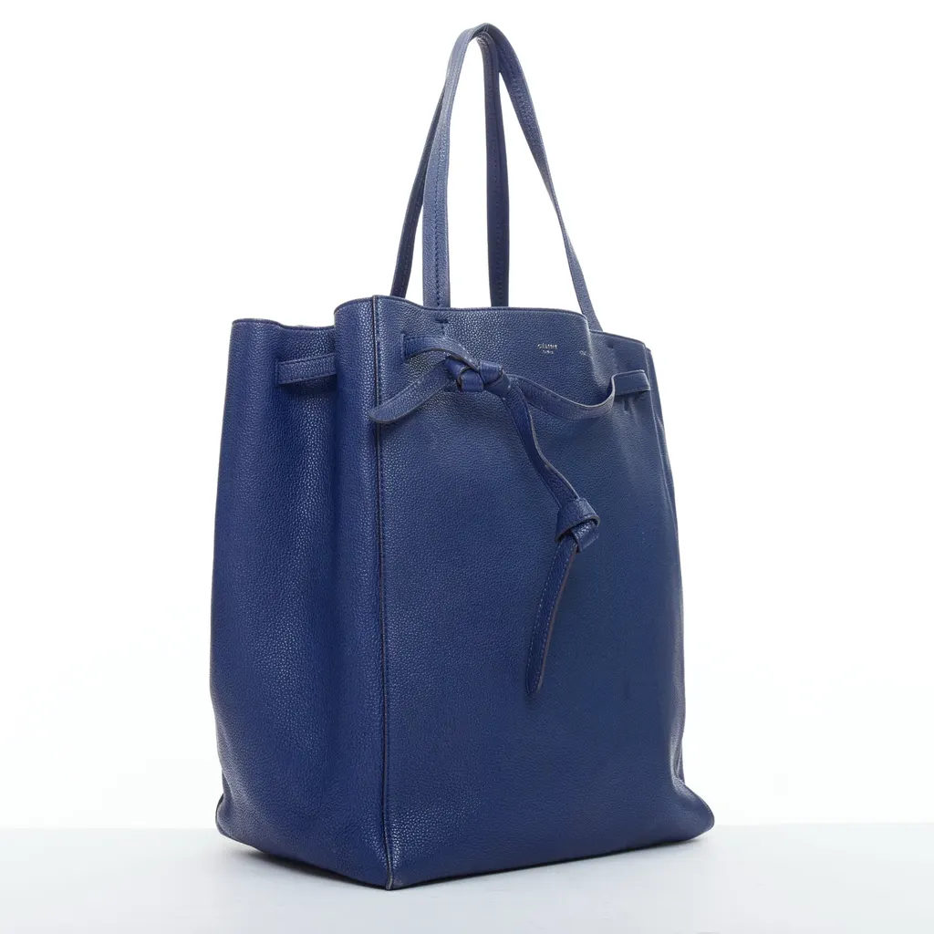Celine Cabas Phantom Blue Leather Fair - Inside View