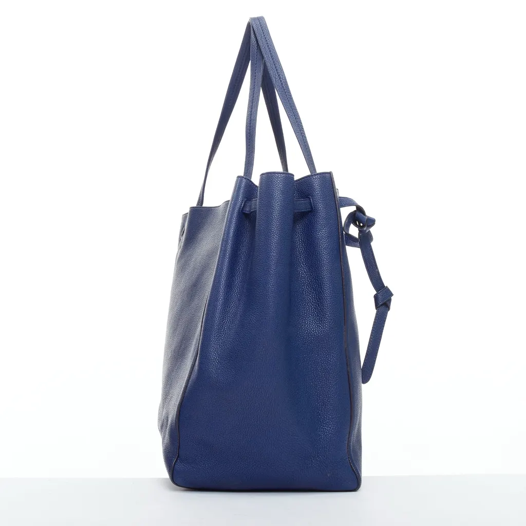 Celine Cabas Phantom Blue Leather Fair - Box View