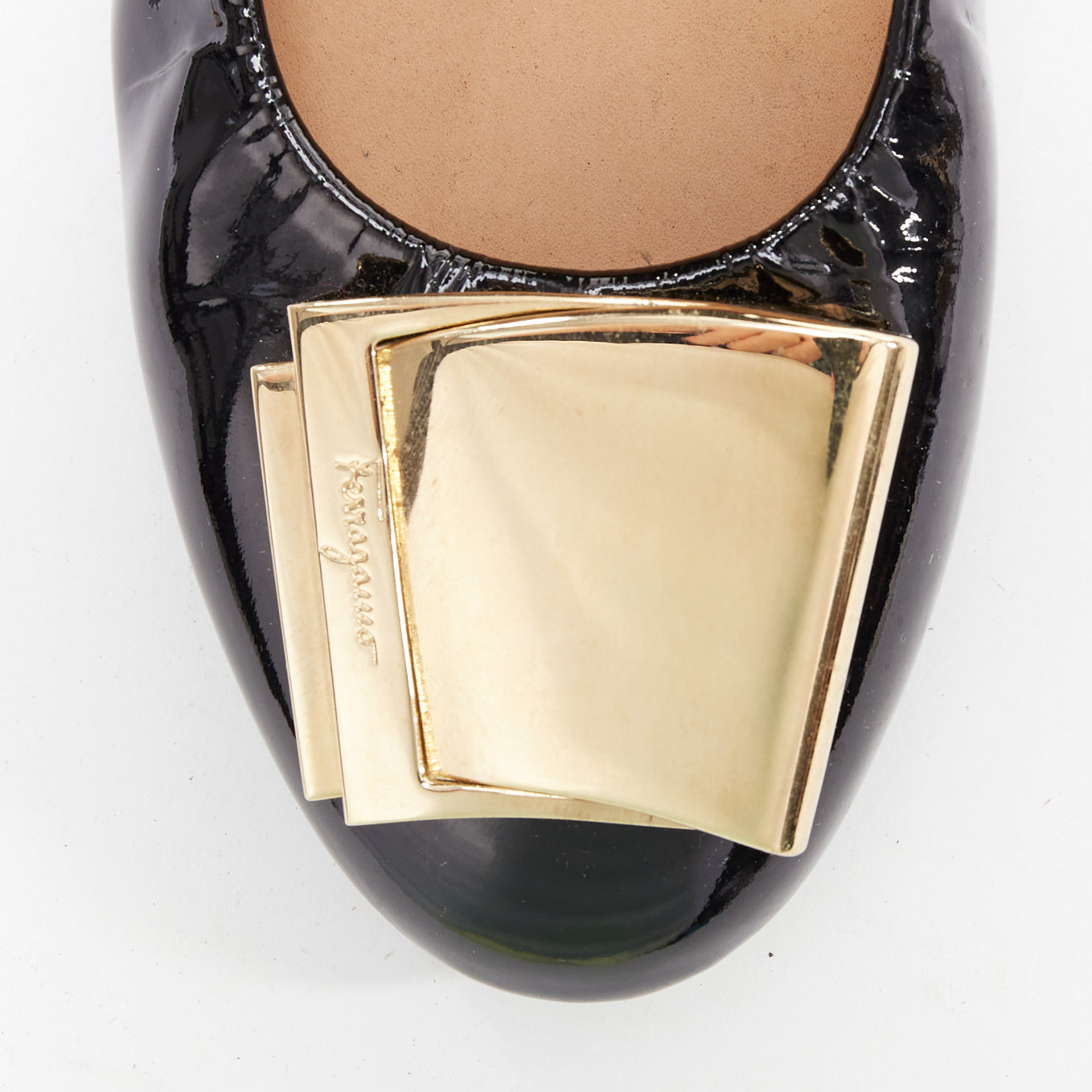 Salvatore Ferragamo Big Buckle Wedges - Detail 1