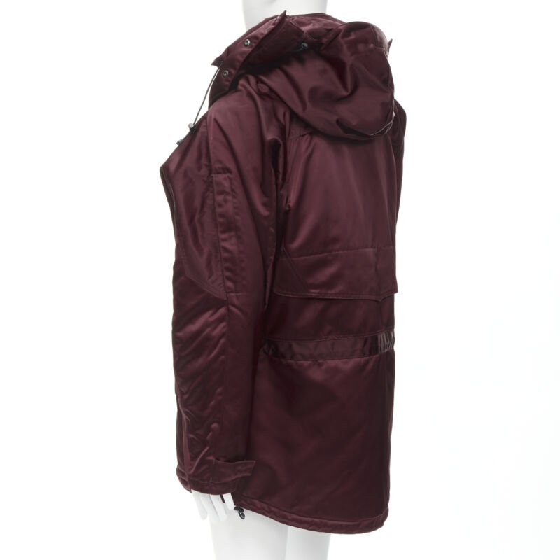 Balenciaga Burgundy Oversized Ski Jacket - Detail 2
