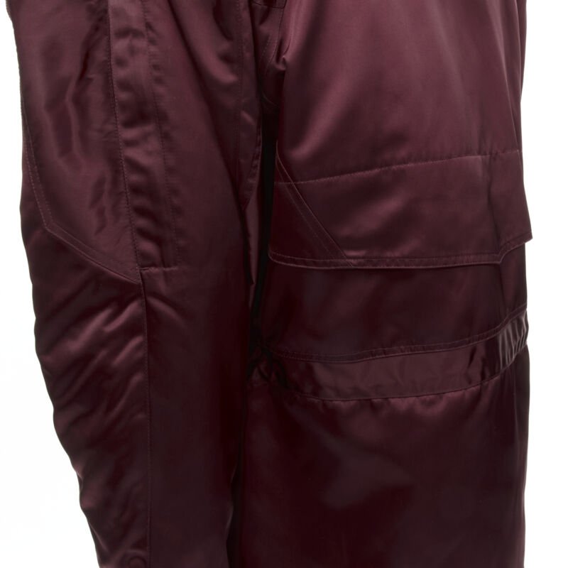 Balenciaga Burgundy Oversized Ski Jacket - Image 12