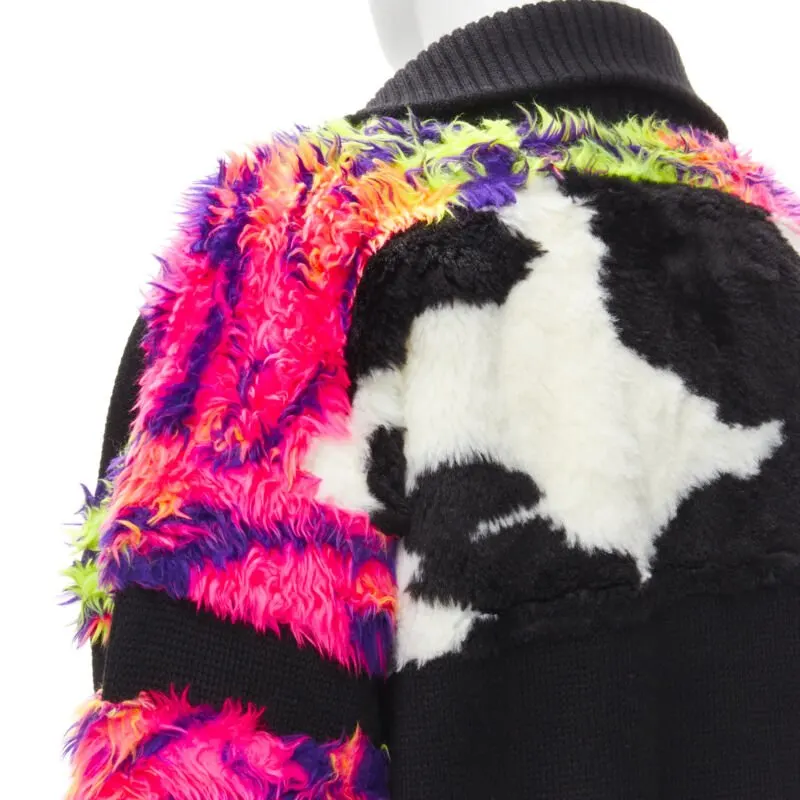 Balenciaga Pride Flag Turtleneck Black Wool Never worn - Back View
