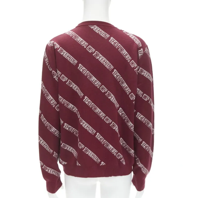 Balenciaga Dreams Sweater Red Wool Never worn - Box View