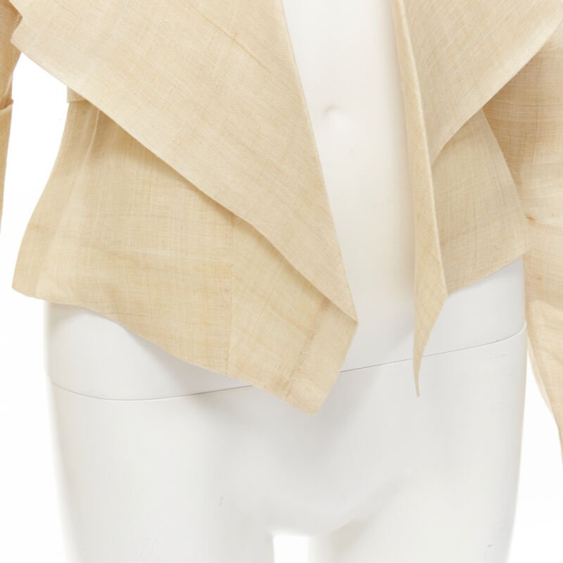 Issey Miyake Pleated Linen Jacket - Detail 2