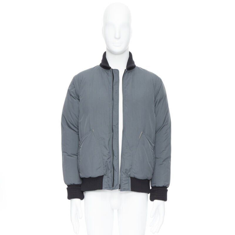 Unsigned / متعددة Grey Goose Down Bomber - Image 6