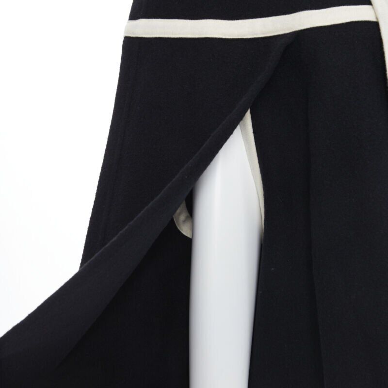Comme Des Garcons Trimmed Cape Jacket - Image 11