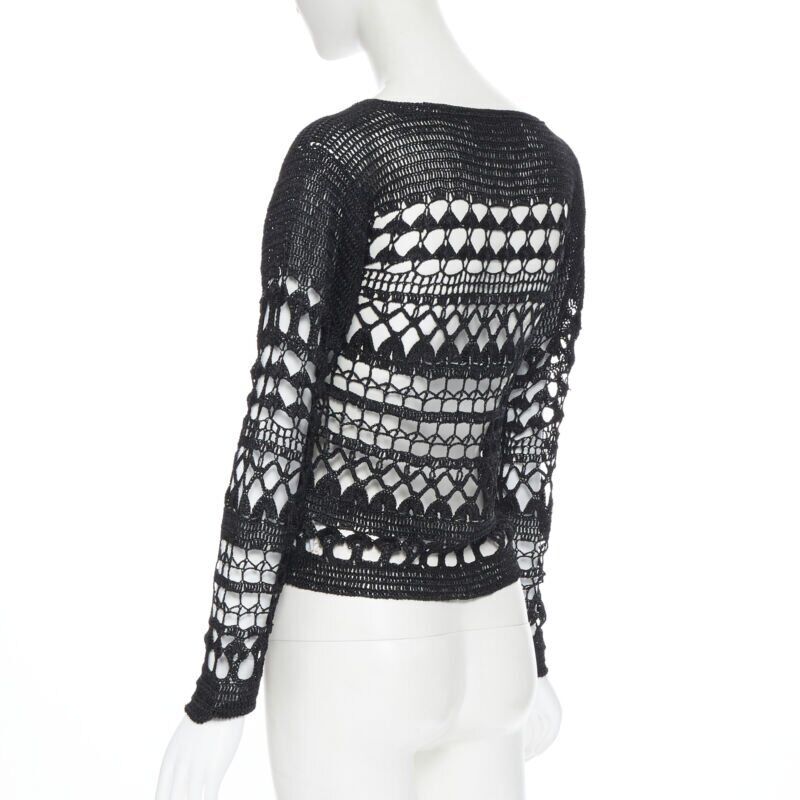 Comme Des Garcons Holey Crochet Sweater - Detail 2