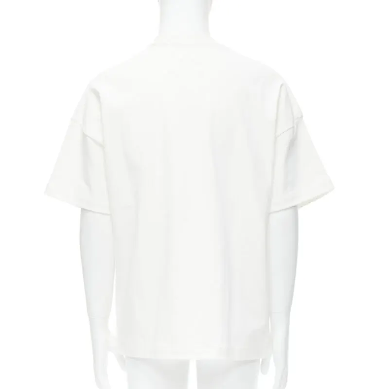 Jil Sander Photo Patch T-Shirt White Cotton Never worn, with tag - Box View