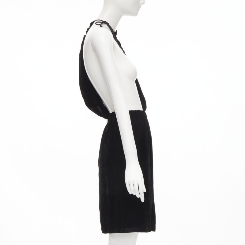 Comme Des Garcons Velvet Sash Skirt - 4