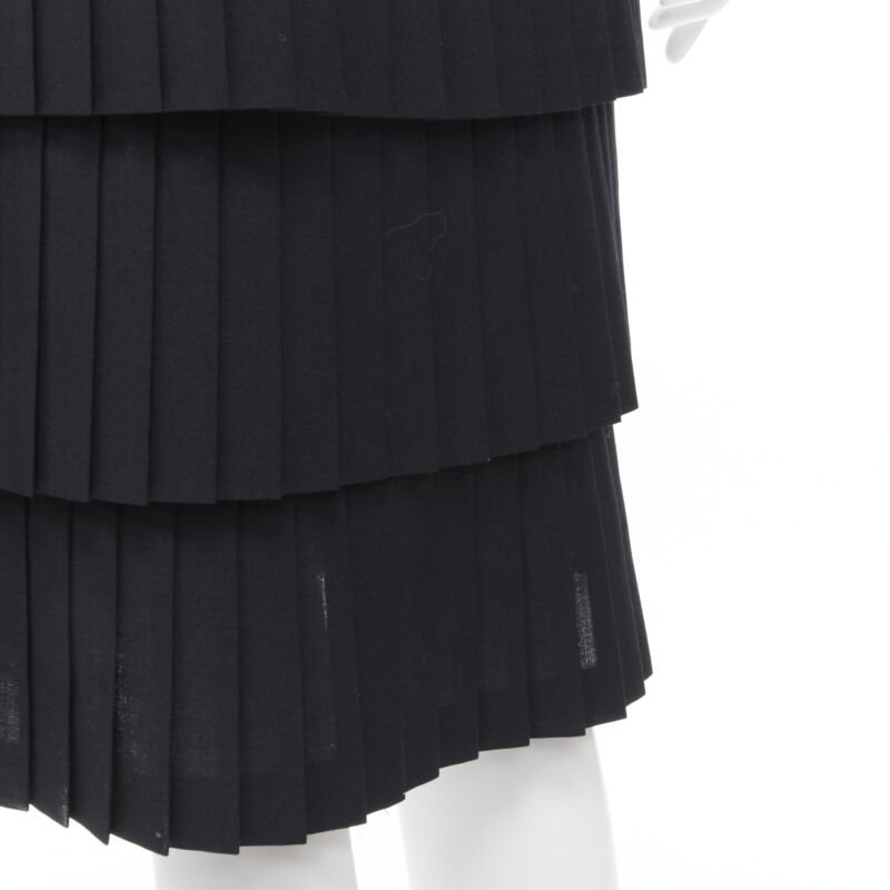 Junya Watanabe Tiered Pencil Skirt - Back view