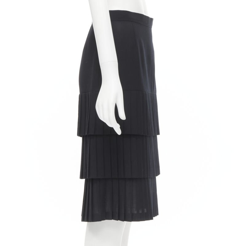 Junya Watanabe Tiered Pencil Skirt - 4