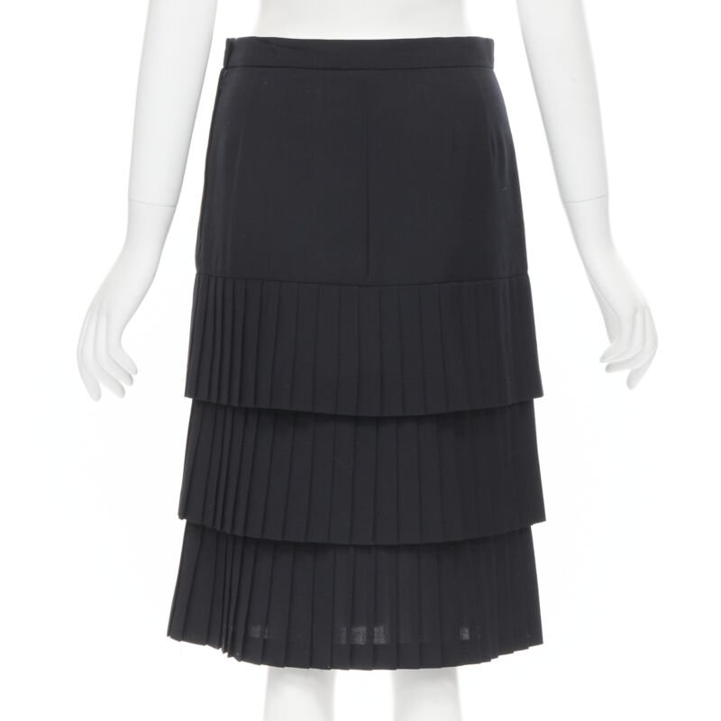 Junya Watanabe Tiered Pencil Skirt - Side view