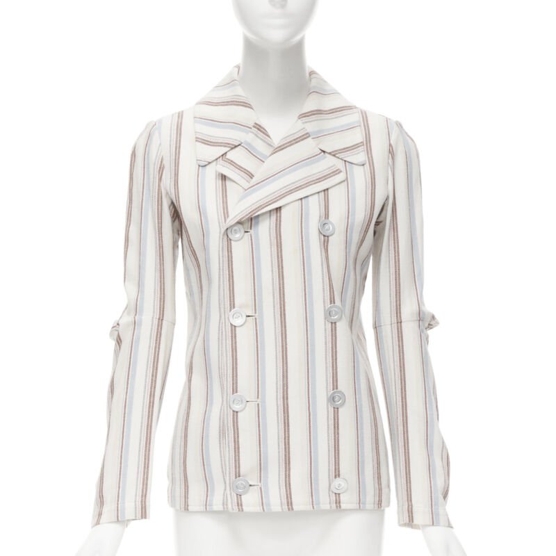 Junya Watanabe Stripe Cut Blazer