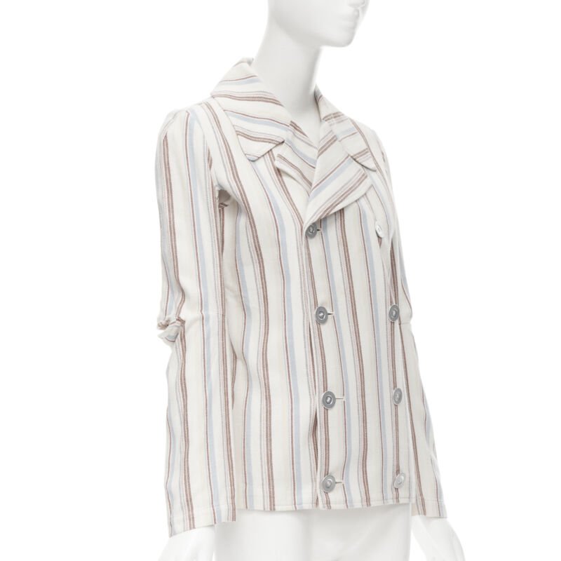Junya Watanabe Stripe Cut Blazer - Image 6