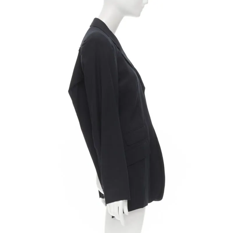 Junya Watanabe Shoulder Cut Blazer Navy Wool Very good - Box View
