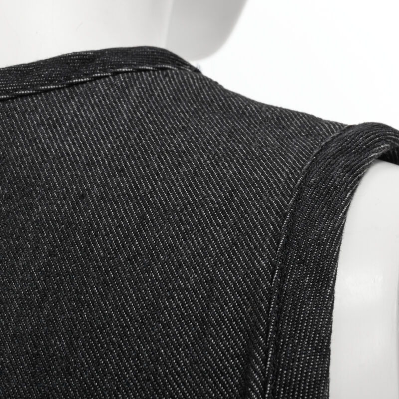 Comme Des Garcons Denim Pinched Dress - Detail 2