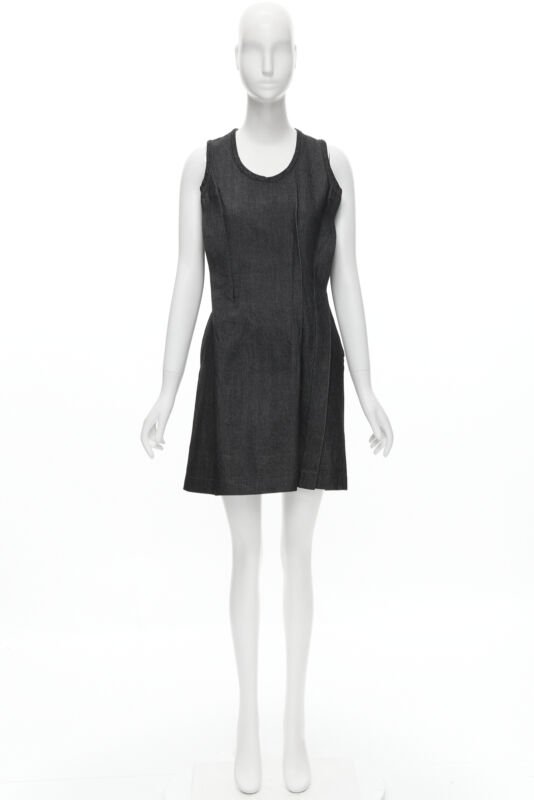 Comme Des Garcons Denim Pinched Dress - Image 14