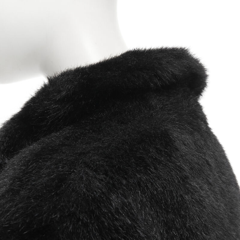 Junya Watanabe Faux Fur PVC Blazer Coat - Detail 2