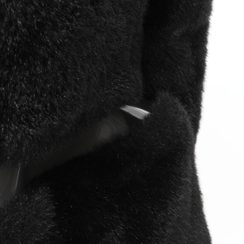 Junya Watanabe Faux Fur PVC Blazer Coat - Image 10