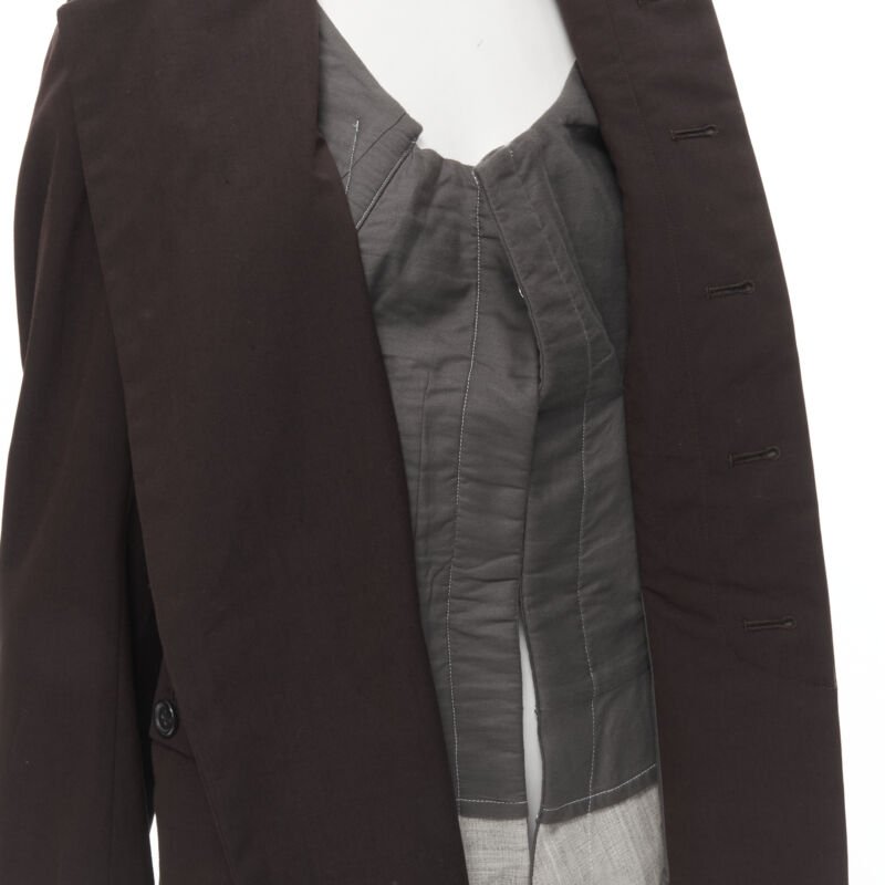 Comme Des Garcons Corset Vest Blazer - Back view