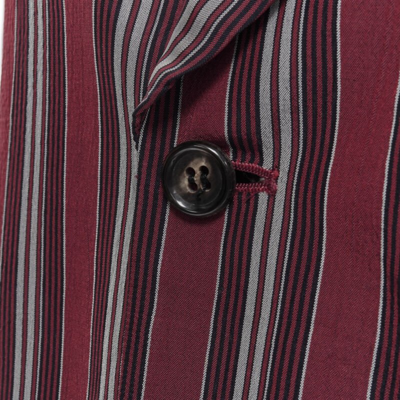 Comme Des Garcons Stripe Deconstructed Blazer - Detail 2