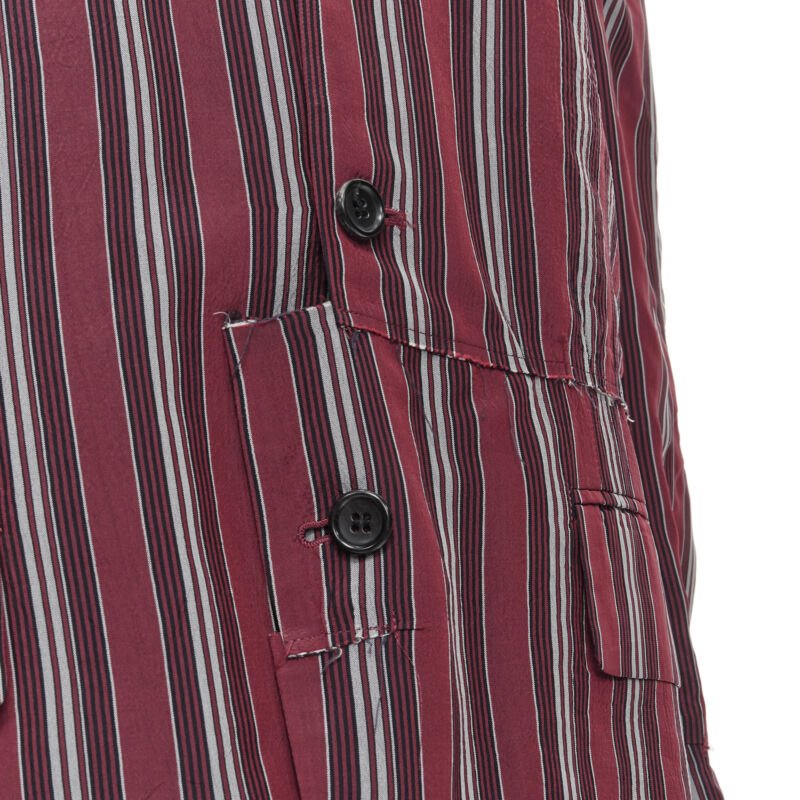 Comme Des Garcons Stripe Deconstructed Blazer - Image 10