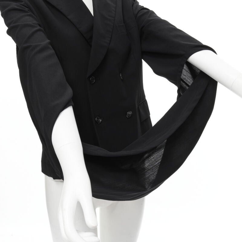 Comme Des Garcons Loop Sleeve Blazer - Back view