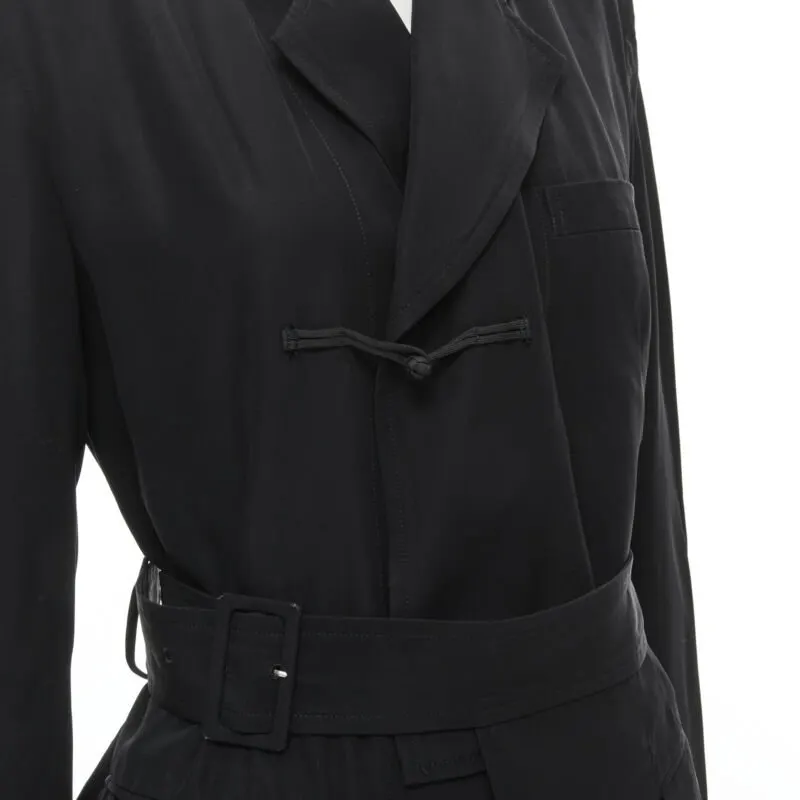 Comme Des Garcons Knot Hem Blazer Black Very good - Back View