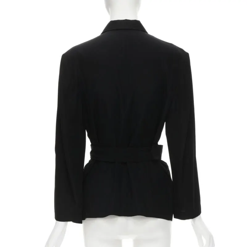 Comme Des Garcons Knot Hem Blazer Black Very good - Box View