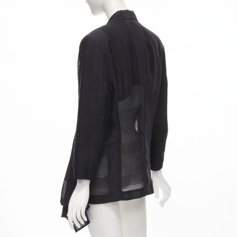 Comme Des Garcons Ruffle Sheer Blazer - Detail 1