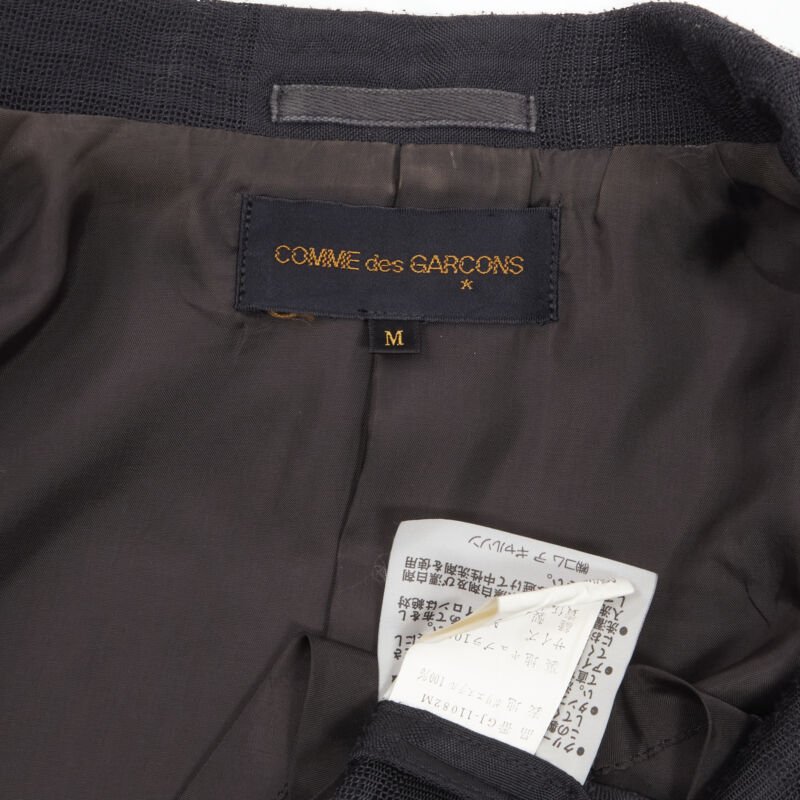 Comme Des Garcons Ruffle Sheer Blazer - Image 11