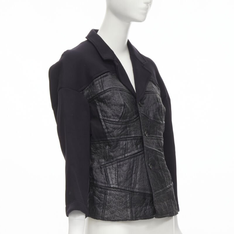 Comme Des Garcons Patchwork Scuba Blazer - Image 6