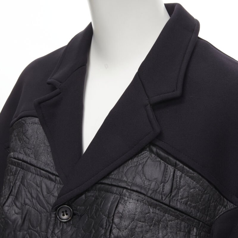 Comme Des Garcons Patchwork Scuba Blazer - Detail 2