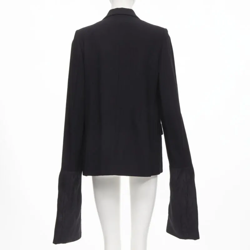 Comme Des Garcons Wide Sleeve Blazer Black Wool Never worn - Box View