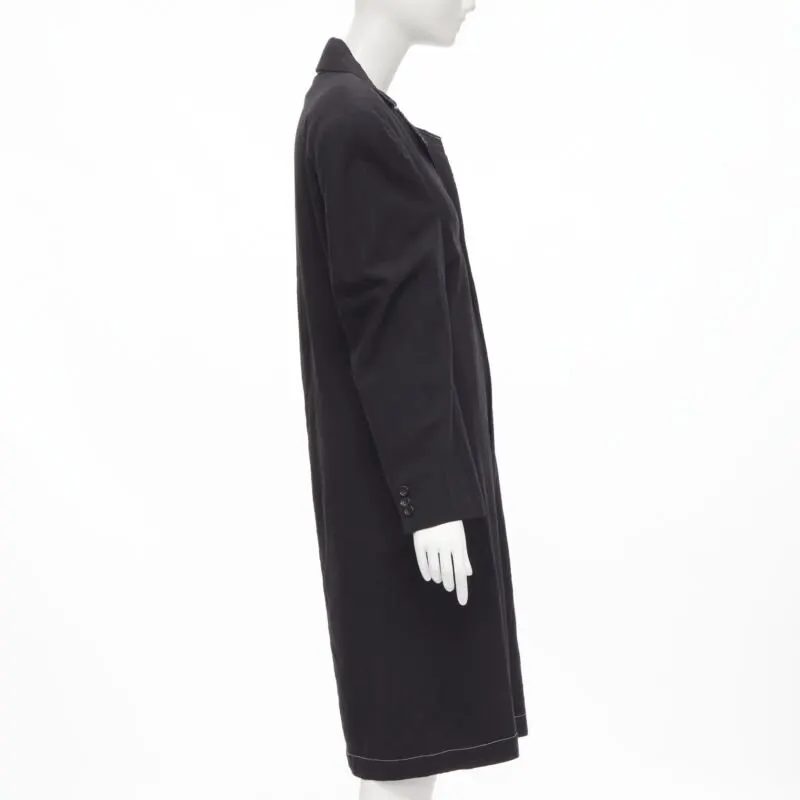 Junya Watanabe Layered Coat Dress Black Wool Never worn - Box View