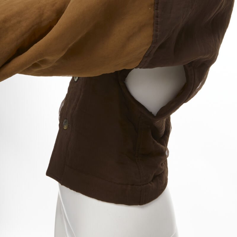 Comme Des Garcons Colorblock Collar Jacket - Back view