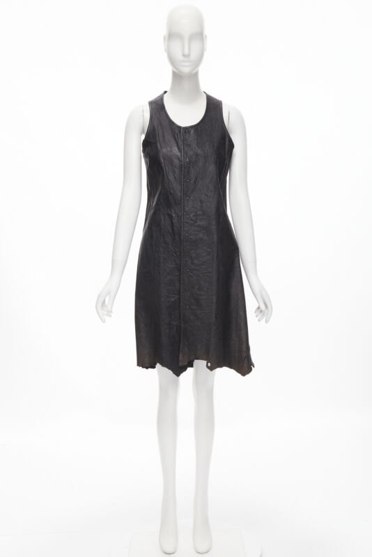 Junya Watanabe Leather Raw Dress - Image 13