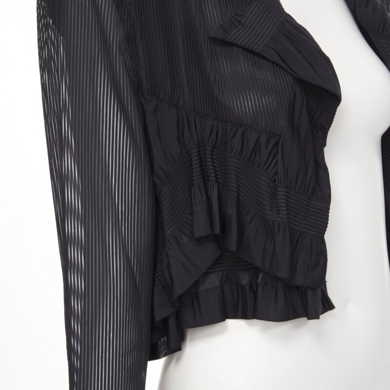 Comme Des Garcons Sheer Ruffle Blazer - Detail 2