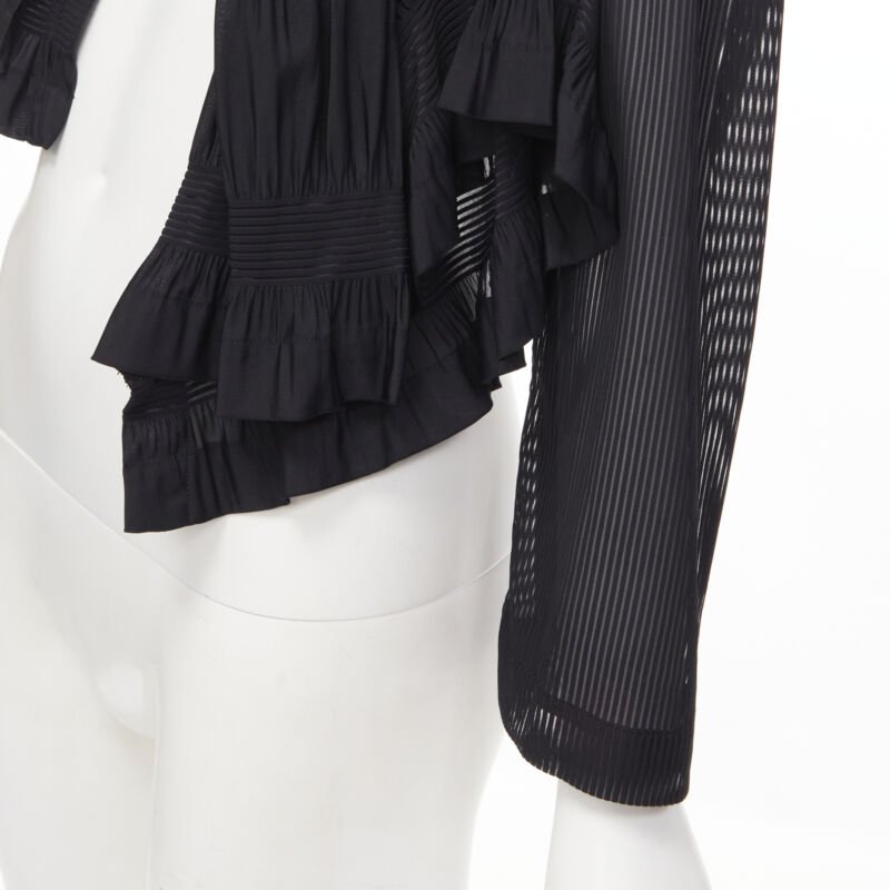 Comme Des Garcons Sheer Ruffle Blazer - Image 10