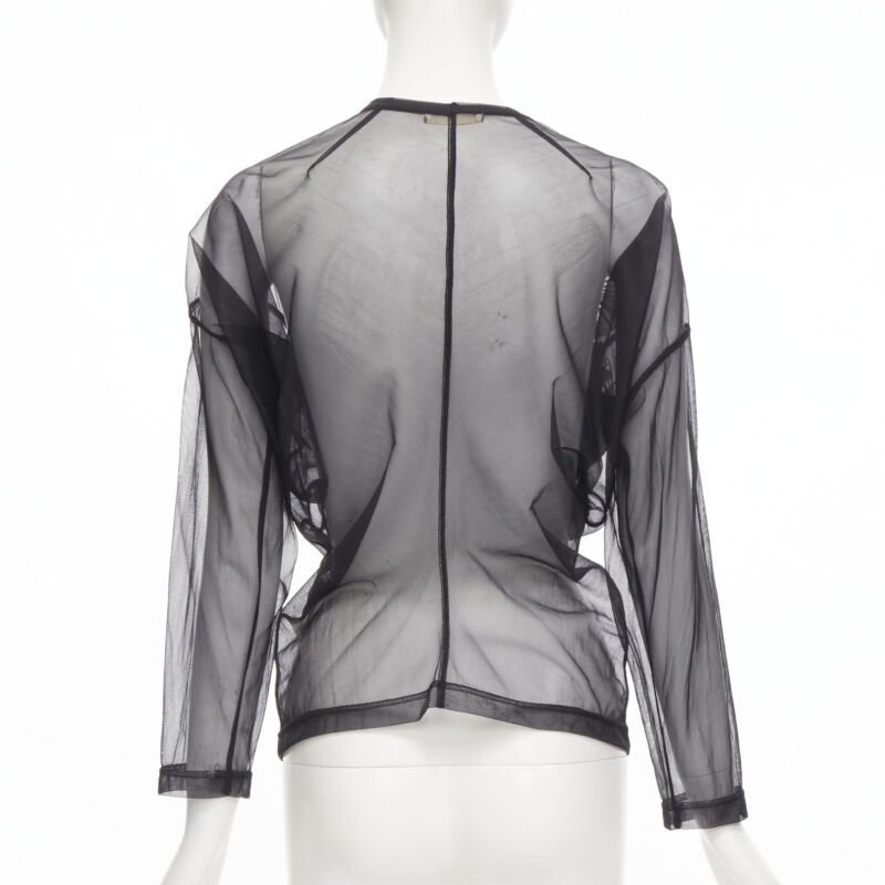 Comme Des Garcons Pleated Ruffle Top - Side view