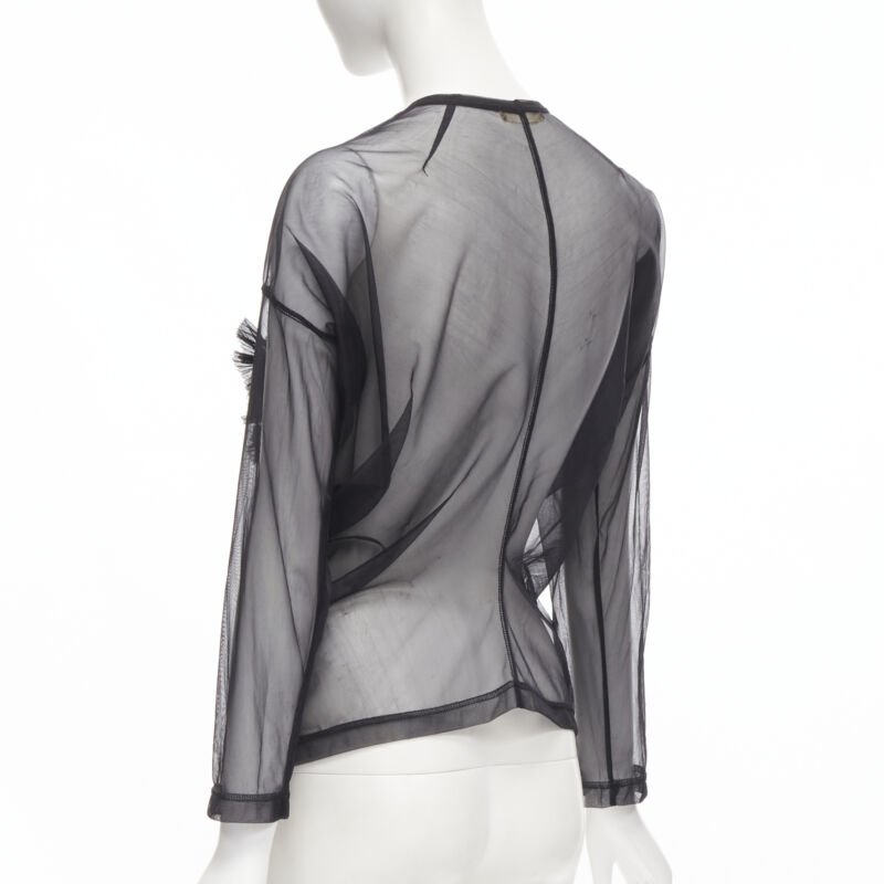 Comme Des Garcons Pleated Ruffle Top - Detail 1