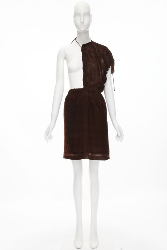 Comme Des Garcons Velvet Sash Skirt - Image 12