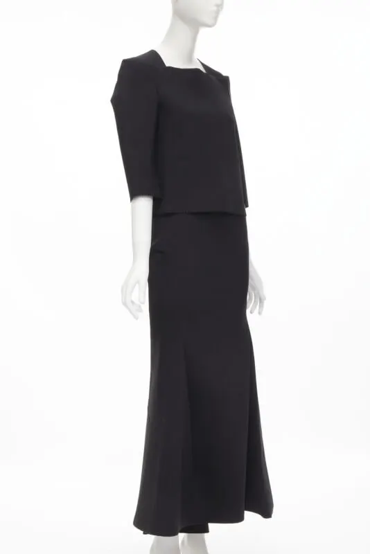 Junya Watanabe Scuba Mermaid Dress Black Polyester Very good - Inside View