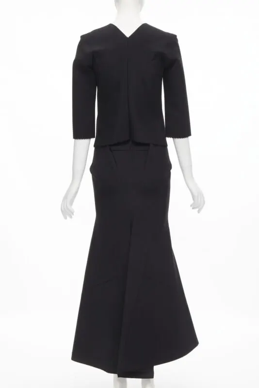 Junya Watanabe Scuba Mermaid Dress Black Polyester Very good - Box View